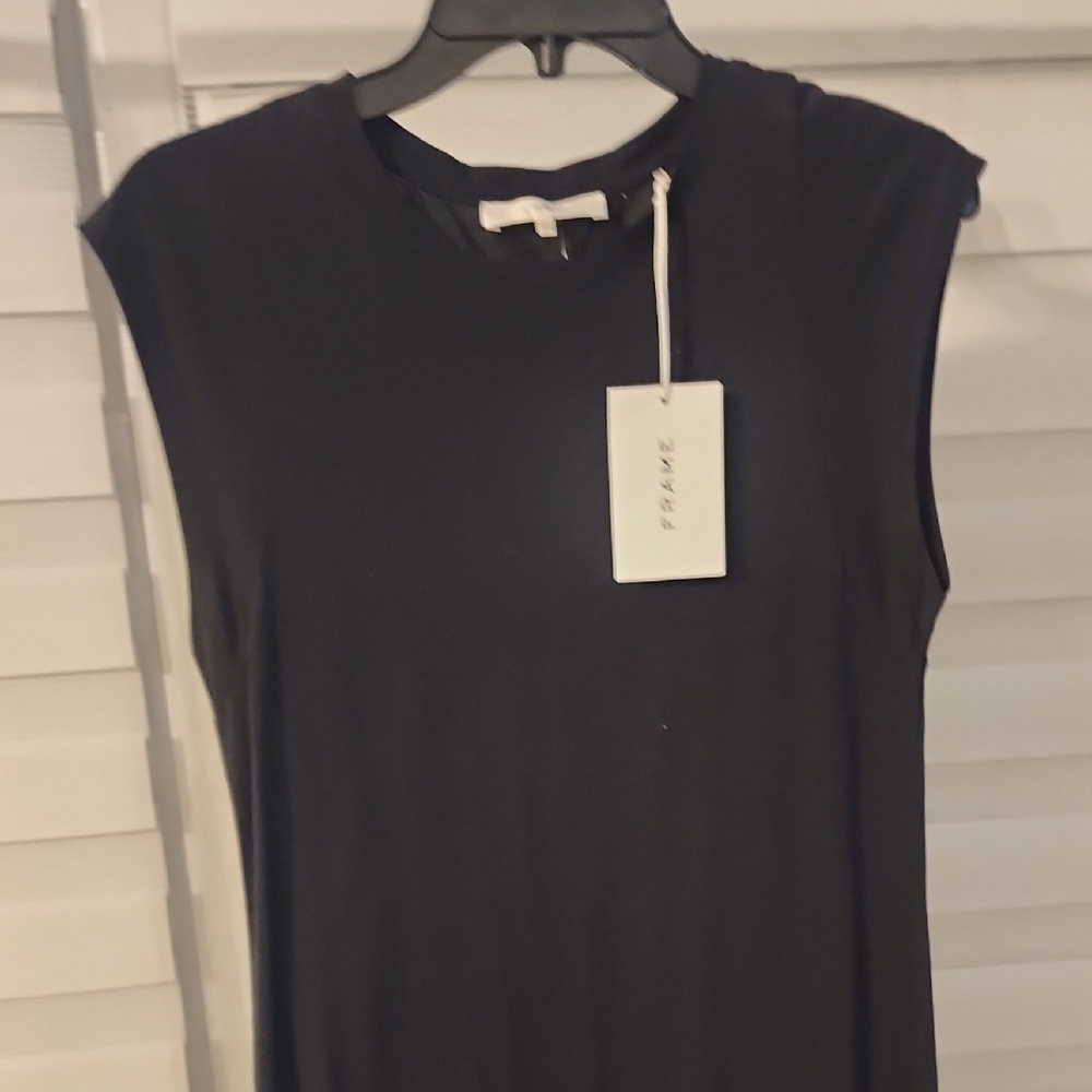 FRAME Muscle Cap Sleeve Maxi Dress Size M - Picture 5 of 6
